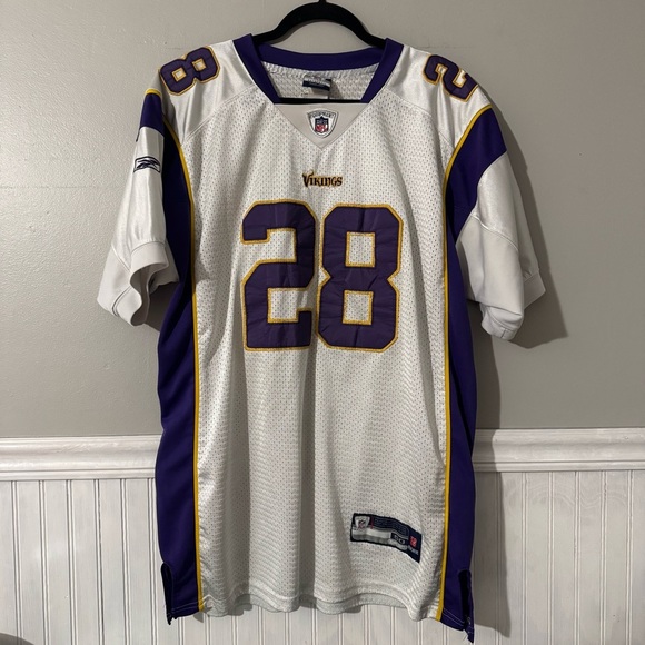 Other - NFL Minnesota Vikings Authentic Jersey Shirt Reebok #28 Adrian Peterson Size 50